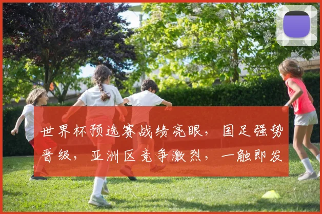 世界杯预选赛战绩亮眼，国足强势晋级，亚洲区竞争激烈，一触即发